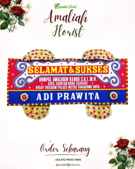 Papan Bunga Ucapan Selamat Sendangdalem
